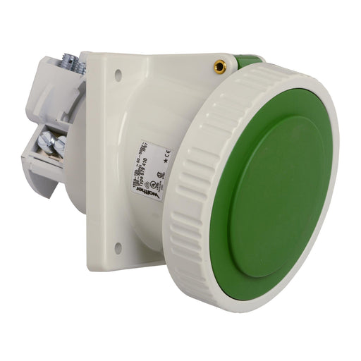 Walther Werke - CEE-Anbausteckdose (IEC 60309) Anbaudose schräg 125A 579410 4P >50-500V 10h IP67