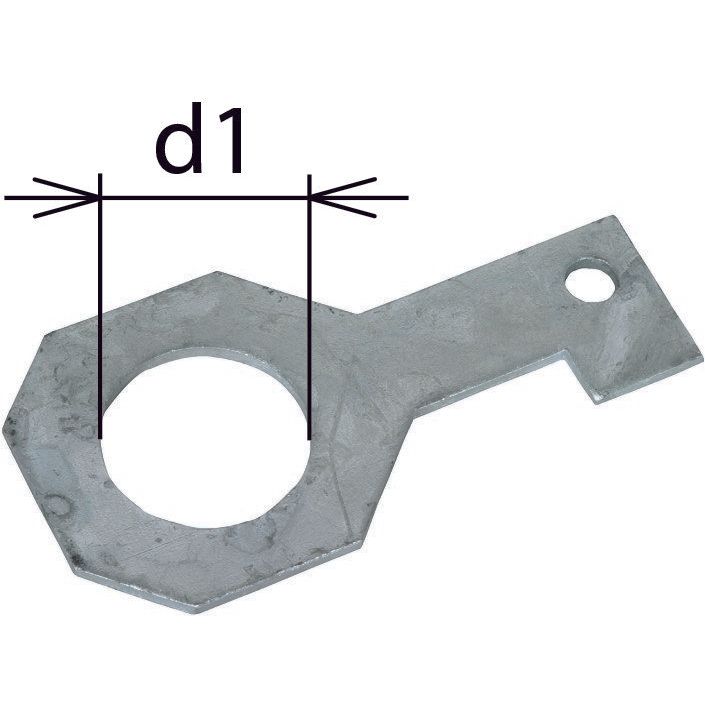 DEHN - Zubehör/Ersatzteile für Überspannungsschutz Informations-/MSR-Technik Anschlussbügel AB EXFS IF3 G 36 D=36mm f.M33