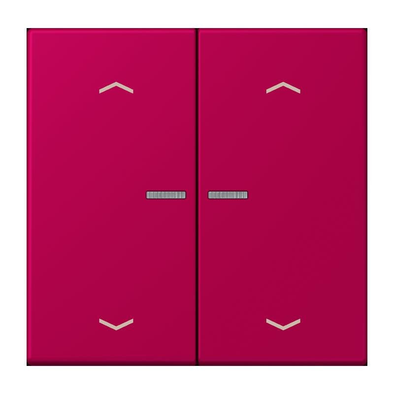 Jung - Abdeckung/Bedienelement für Installationsschalterprogramme Wippe mit Lichtleiter LC 102 KO5P 230 rouge rubia