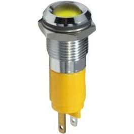 Scharnberger+Hasenbein - Single-LED LED-Signallampe 10mm 38225 24-28VDC grün sw/chr