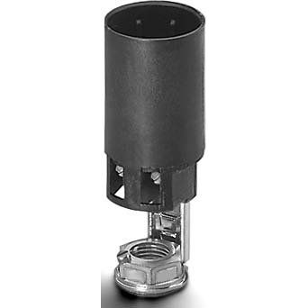 Houben - Lampenfassung Fassung E14 f.Kerzen 109814 sw,85mm,10mm Bohr