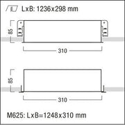 Zumtobel Group - Decken - /Wandleuchte LED - Einbauleuchte MIREL - O NIV#42925663 3800 - 840 M625LLDO KA
