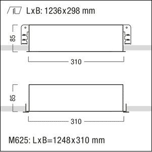 Zumtobel Group - Decken - /Wandleuchte LED - Einbauleuchte MIREL - O NIV#42925663 3800 - 840 M625LLDO KA