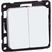 Peha - Installationsschalter Serienschalter sw D 715.19 10A 250V mit Wippe