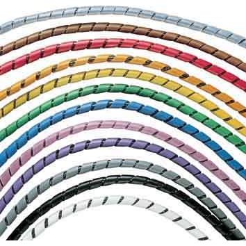 Panduit - Kabelbündelungsschlauch Spiralband T25F-C0 (VE=30,5m) 25 6,3mm x 100