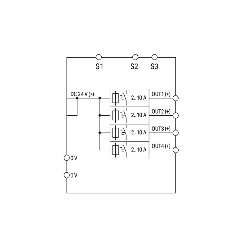 WAGO - Stromüberwachungsgerät Elektron. Schutzschalter 787-1664/000-011 DC 24 V