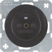 Berker - Steckdose sw/gl 6768762045 m.Schutzkontaktstift