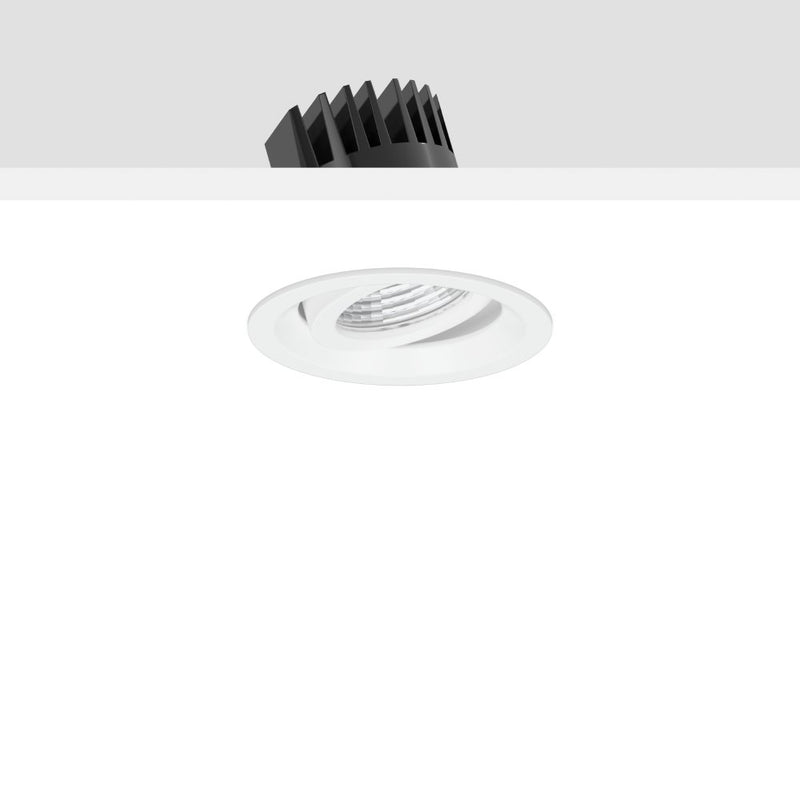 RZB - Downlight/Strahler/Flutlicht LED-Einbaustrahler 901835.002 830 ML, Ph.-cut, ws