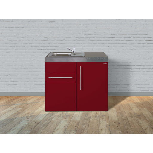 Stengel - Mini-Küche Miniküche Premiumline MPBR100SKSKSliBreS Bordeauxrot