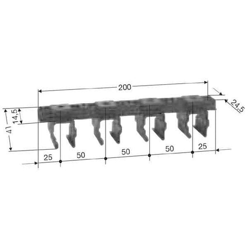 Vahle - Zubehör/Ersatzteile für Schienenverteiler Kompakthalter KH 25/4