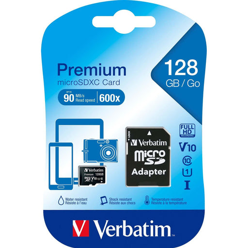 Verbatim - Speichermedium digital microSDXC Card 128GB 44085 Premium,Class10,U1