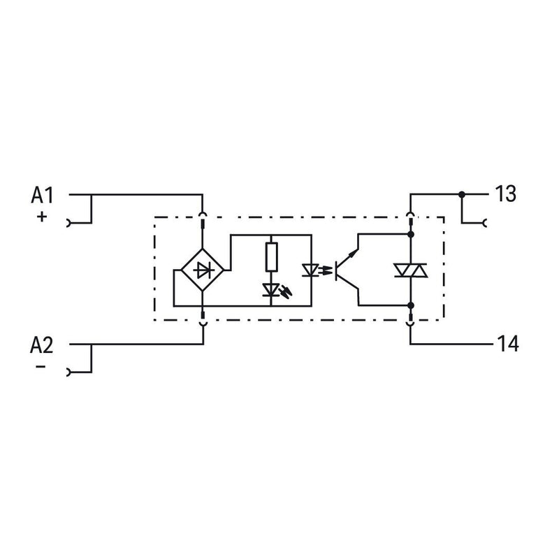 WAGO - Optokoppler Solid-State-Relaismodul 788-730 DC 24 V − 8 Stück