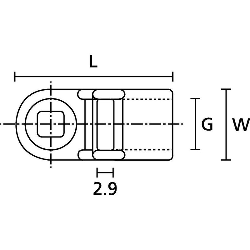 HellermannTyton - Befestigungssockel und -element für Kabelbinder Befestigungssockel SBH3 PA6.6 BK schwarz − 500 Stück