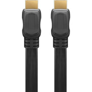 Goobay - Konfektioniertes A/V-Kabel High-Speed-HDMI-Flachkabel 61281 Ethernet,4K,60Hz
