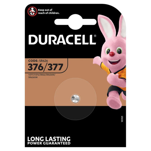 Hückmann - Batterie Uhrenbatterie 1,55V D377 (Bli.1) 377 Duracell