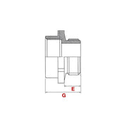 Plica - Erweiterungs-/Reduzierring Erweiterung 907004208 M16/M20 PA6/GFK sw − 50 Stück