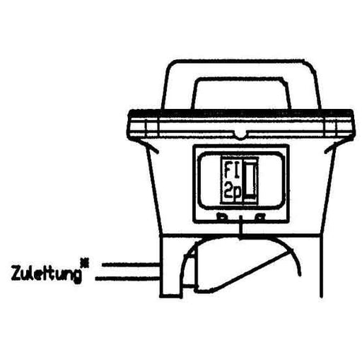 Walther Werke - Baustromverteiler Tragb.Steckdosenkombinat. 6490022 Vollgummi