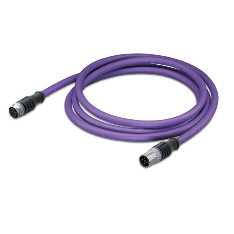 WAGO - Patchkabel Kupfer Industrie CANopen-/DeviceNet-Leitung 756-1405/060-004 axial,violett − 1 Stück