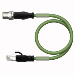 Turck - Rundsteckverbinder, feldkonfektionierbar (Industriesteckverbinder) Verbindungsleitung RSSD-RJ45S-4416-2M − 1 Stück