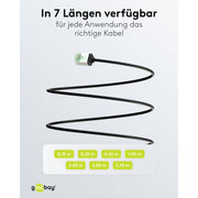 Goobay - Patchkabel Kupfer Patchkabel U/FTP Cat8.1 74350 Ultraflexibel,slim,s