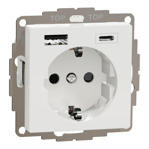 Elso - Steckdose mit BRS und USB ELG365354 TypA+C 3ATPb Joy rws