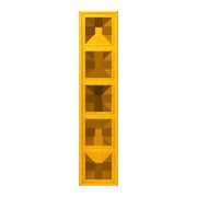 Jung - Abdeckrahmen Rahmen 5-fach LC 985 263 le jaune vif