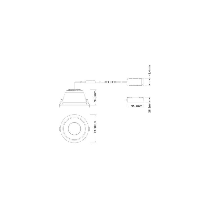 Ledvance - Downlight/Strahler/Flutlicht LED-Downlight DLCTD150P18WMSU19 940