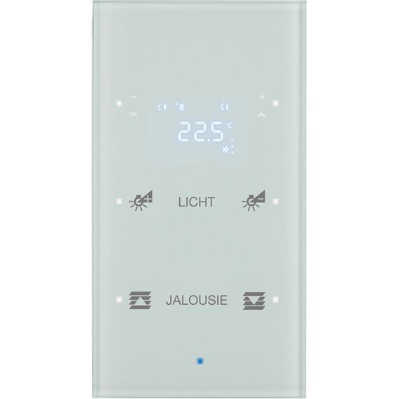 Berker - Bussystem-Tastsensor Glas-Sensor 2fach 75642130 polarweiß