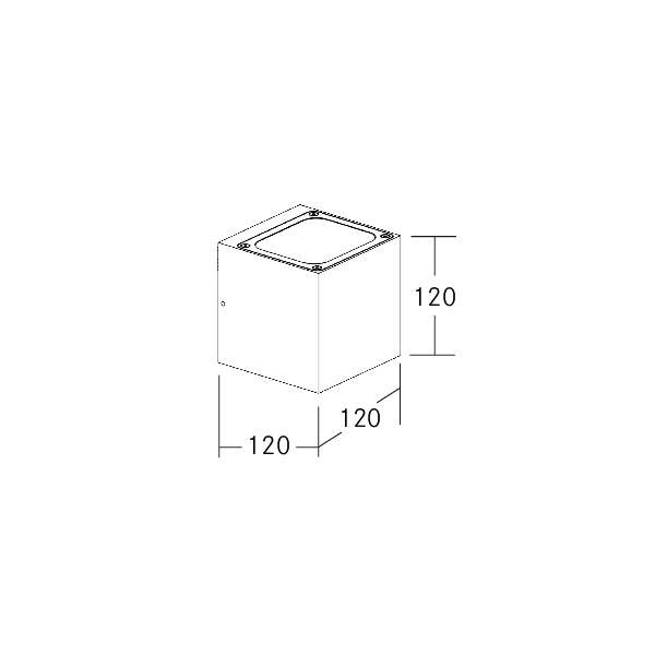 Brumberg Leuchten - Decken-/Wandleuchte LED-Wandleuchte 65234103 3000K, graphit