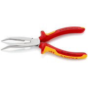 Knipex - Flachzange Flachrundzange 26 200 SB mit Schneide, 200mm