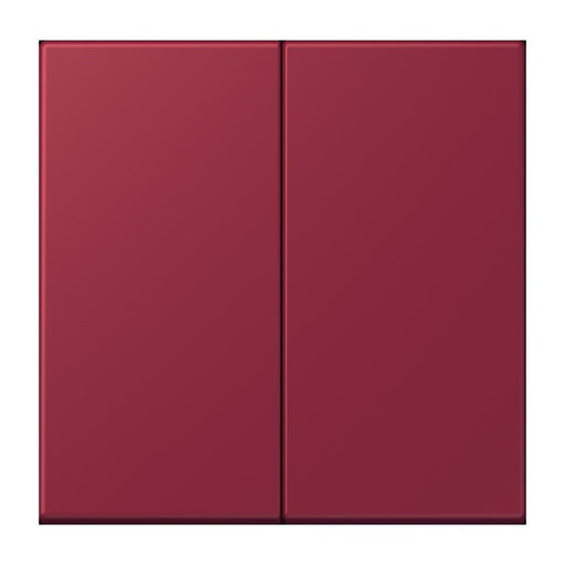 Jung - Abdeckung/Bedienelement für Installationsschalterprogramme Wippe 2fach LC 995 255 le rubis (4320M)