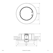 EVN Lichttechnik - Downlight/Strahler/Flutlicht NV EB-Leuchte 514 001 ws 50W 12V IP20