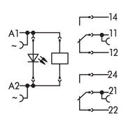 WAGO - Schaltrelais Relaismodul 788-615 AC 115 V