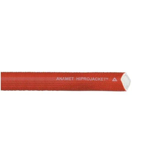 Anamet - Hohlgeflechtschlauch Hitzeschutzschlauch HJ-16 NW25 rot − 30 Meter