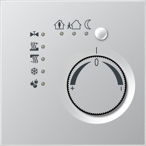 Jung - Bussystem-Raumtemperaturregler KNX Stetigregler alu AL 2178 mit int.Busankoppler