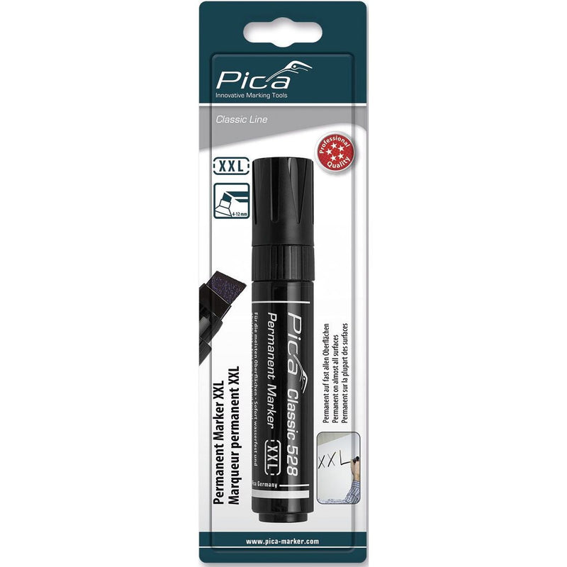 Pica-Marker - Markierungsstift Permanent Marker XXL 528/46 schwarz, 4-12mm