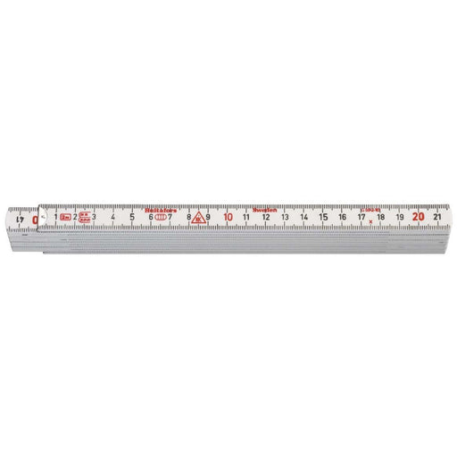 Hultafors - Gliedermaßstab Glasfasergliedermassstab GE59-2-10 VI -mm- Metallenden − 10 Stück