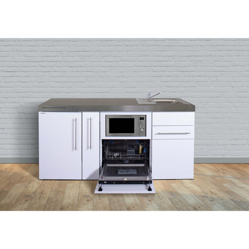 Stengel - Mini-Küche Miniküche Premiumline MPGSMSM180AGSMWBreS Schwarz matt