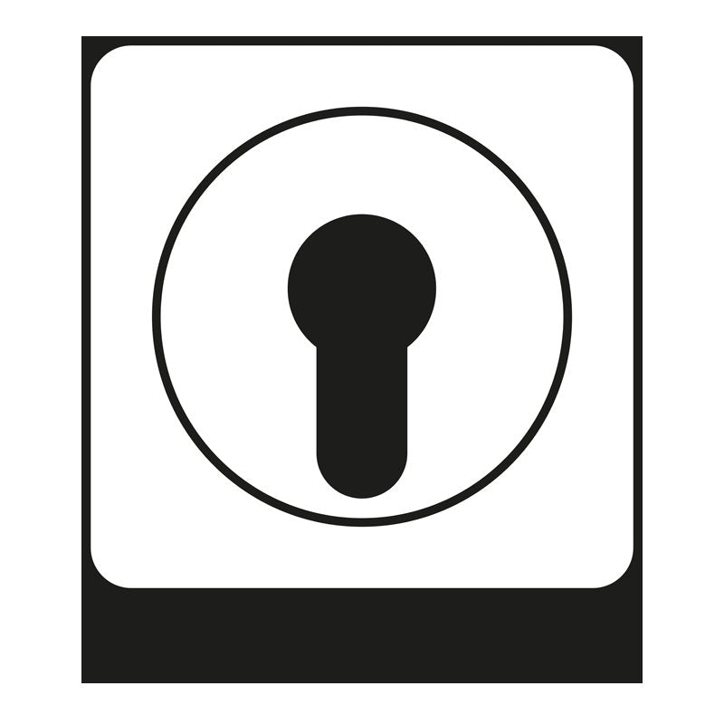 Jung - Abdeckung/Bedienelement für Installationsschalterprogramme Abdeckung 528 für Schlüsselschalt