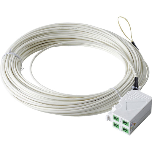 Idea Optical - Kommunikationsanschlussdose LWL FTTH-Hutschienenadapter IO118916182304100 m.Kuppl.4xSC/APC100m − 10 Stück