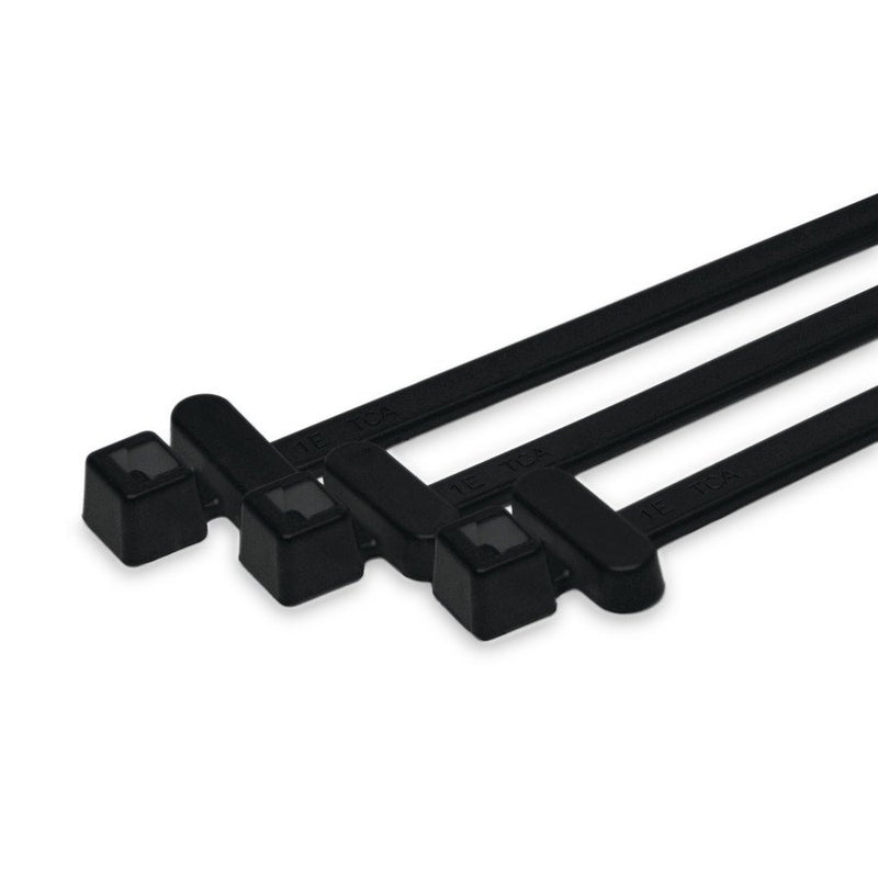 HellermannTyton - Kabelbinder T50RFIDCHA PA66BK100 200x4,6mm, schwarz − 100 Stück