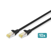 DIGITUS - Netzwerk-/Serverschrank Netzwerk-Set DN-10-SET-1-B 6HE,sw