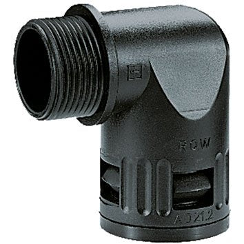 Flexa - Kunststoff-Wellschlauch-Verschraubung Schnellverschraubung RQW-M AD15,8/M20sw IP67,Winkel − 50 Stück