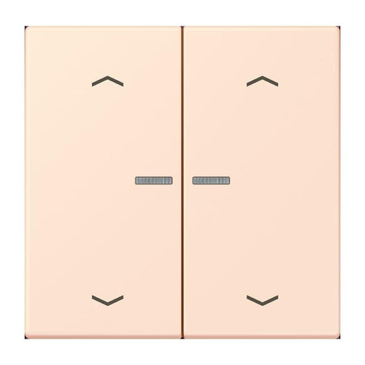 Jung - Abdeckung/Bedienelement für Installationsschalterprogramme Wippe mit Lichtleiter LC 102 KO5P 226 orange pale