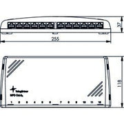 Telegärtner - Patchpanel Kupfer Mini-Verteiler Cat6A 100006997 MPD12-HS K apws