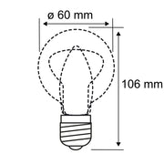Paulmann - LED-Lampe/Multi-LED LED-Filamentlampe 290.92 230V