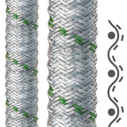 Flexa - Metall-Schutzschlauch Kunststoff-Schutzschlauch AIRflex-KUW-EDU AD14 Stahldrahtumflecht. − 50 Meter