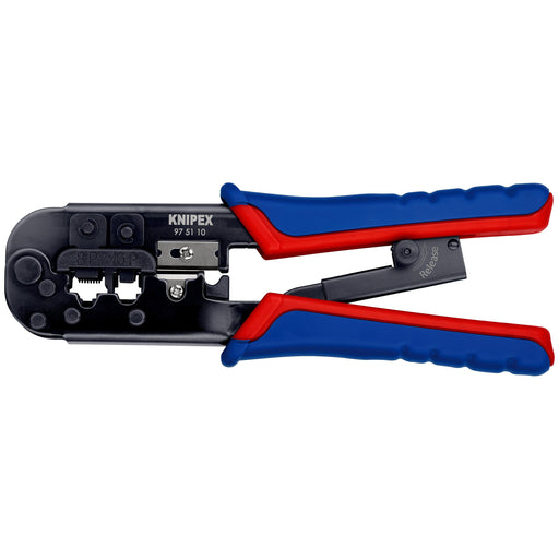 Knipex - Spezialwerkzeug für Kommunikationstechnik Crimpzange 97 51 10 190mm