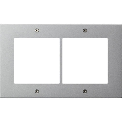 Gira - Zubehör/Ersatzteile für Installationsschalterprogramme Designrahmen 2fach alu 850265 Türstation
