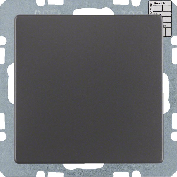 Berker - Bussystem-Raumtemperaturregler KNX-Sensor 75441326 anthrazit samt